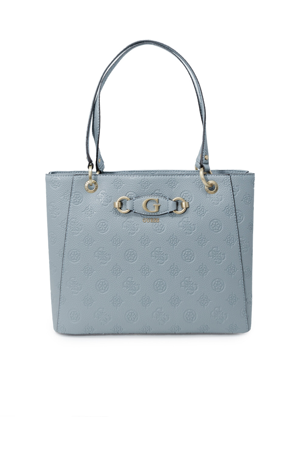 

Сумка Guess с тиснением, голубой