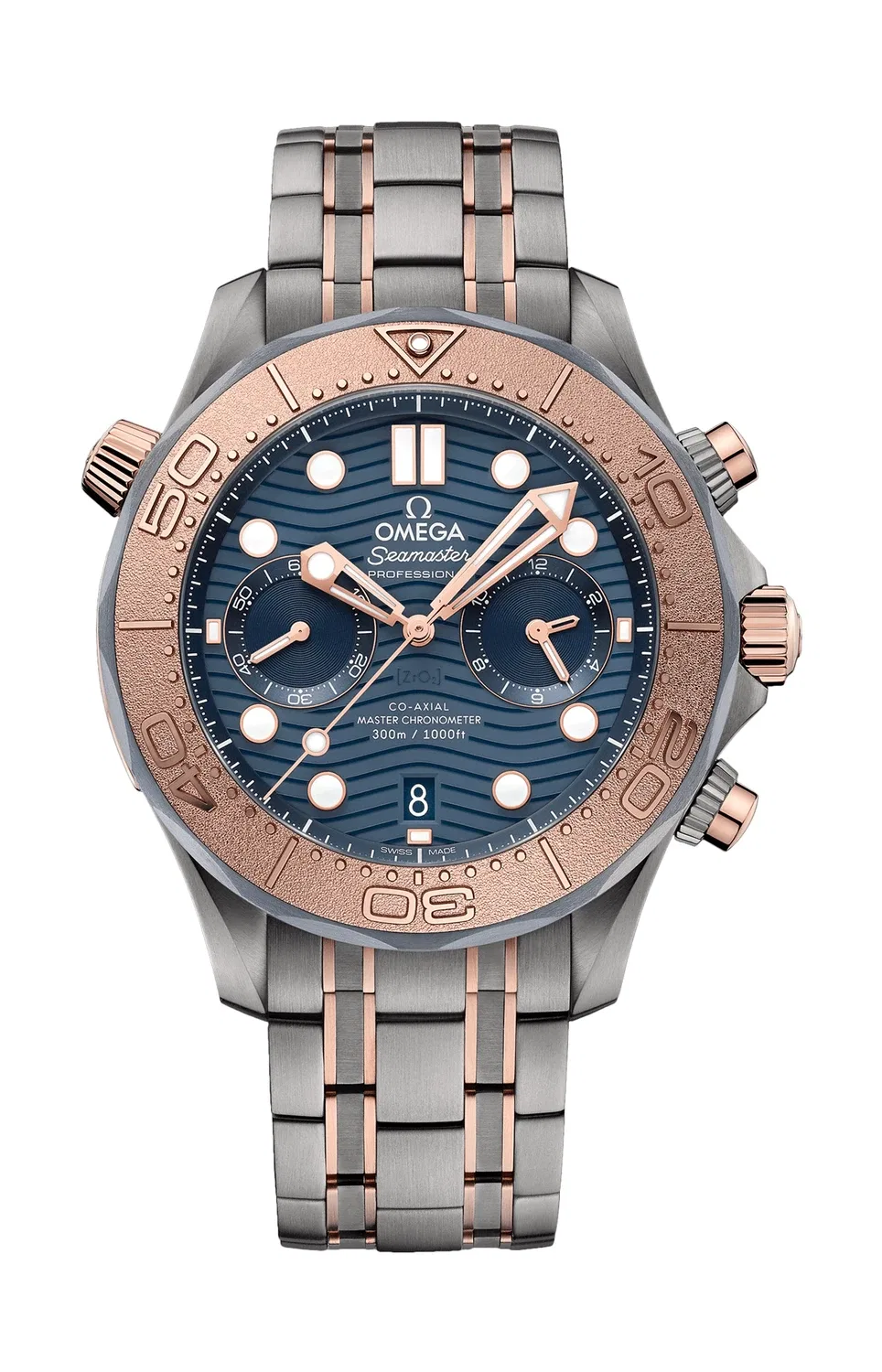 SEAMASTER DIVER 300M CO-AXIAL MASTER CHRONOMETER ХРОНОГРАФ 44 ММ - 210.60.44.51.03.001 OMEGA, черный