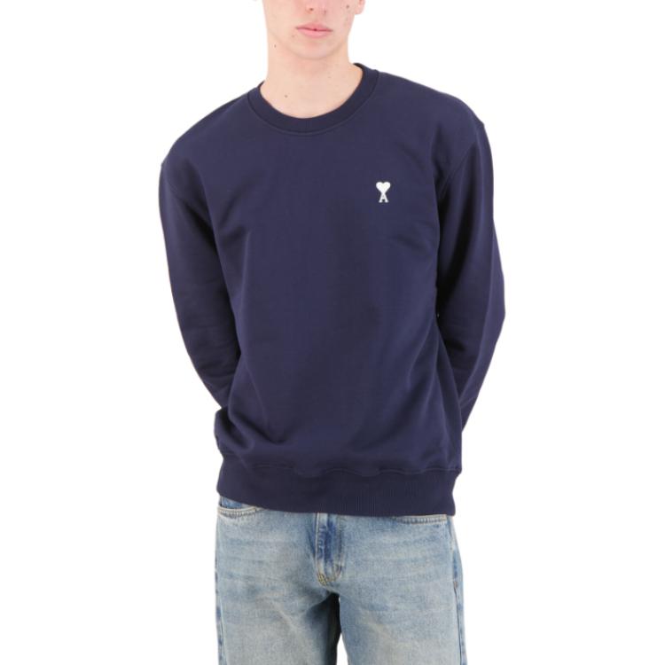 

Толстовка Ami Paris Ami De Coeur с вышитым логотипом AMIPARIS, синий