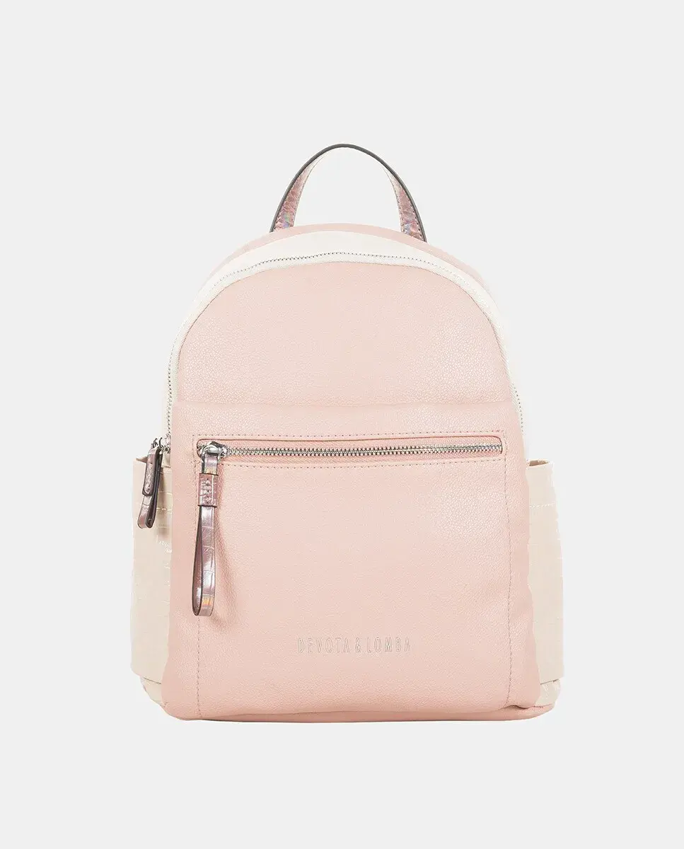 

Женский рюкзак Vario телесного цвета Devota & Lomba
