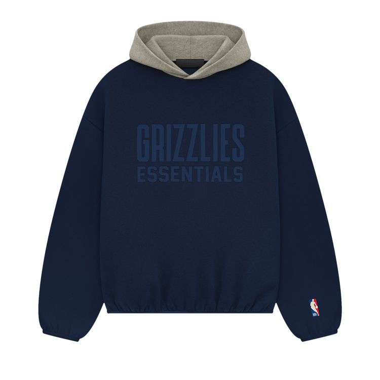 

Худи Fear of God Essentials Grizzlies Hoodie 'Navy', синий