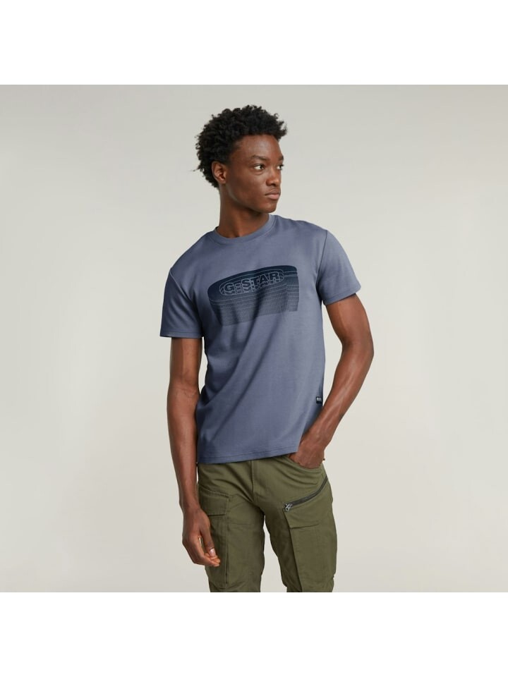 

Футболка G-Star Raw T-Shirt, цвет elephant skin
