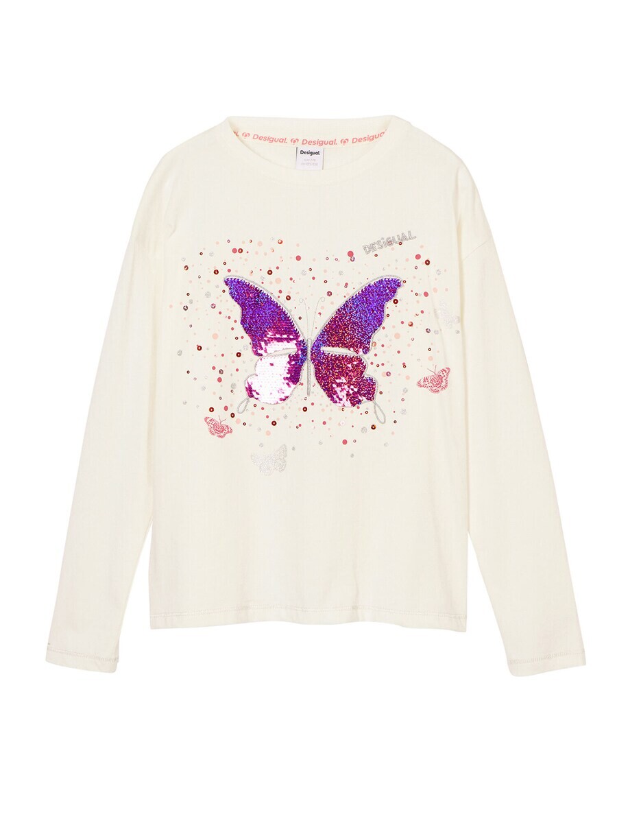 

Футболка Desigual, экрю