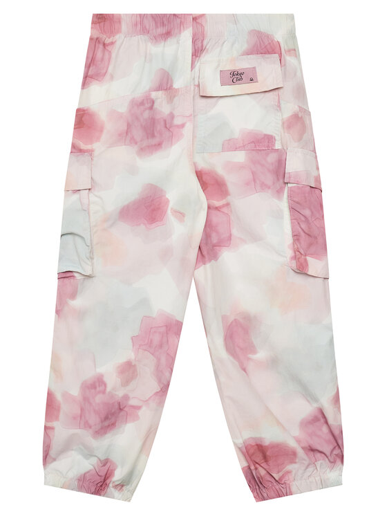 Брюки свободного покроя 4Q2RCF04K United Colors Of Benetton, розовый — фото 2