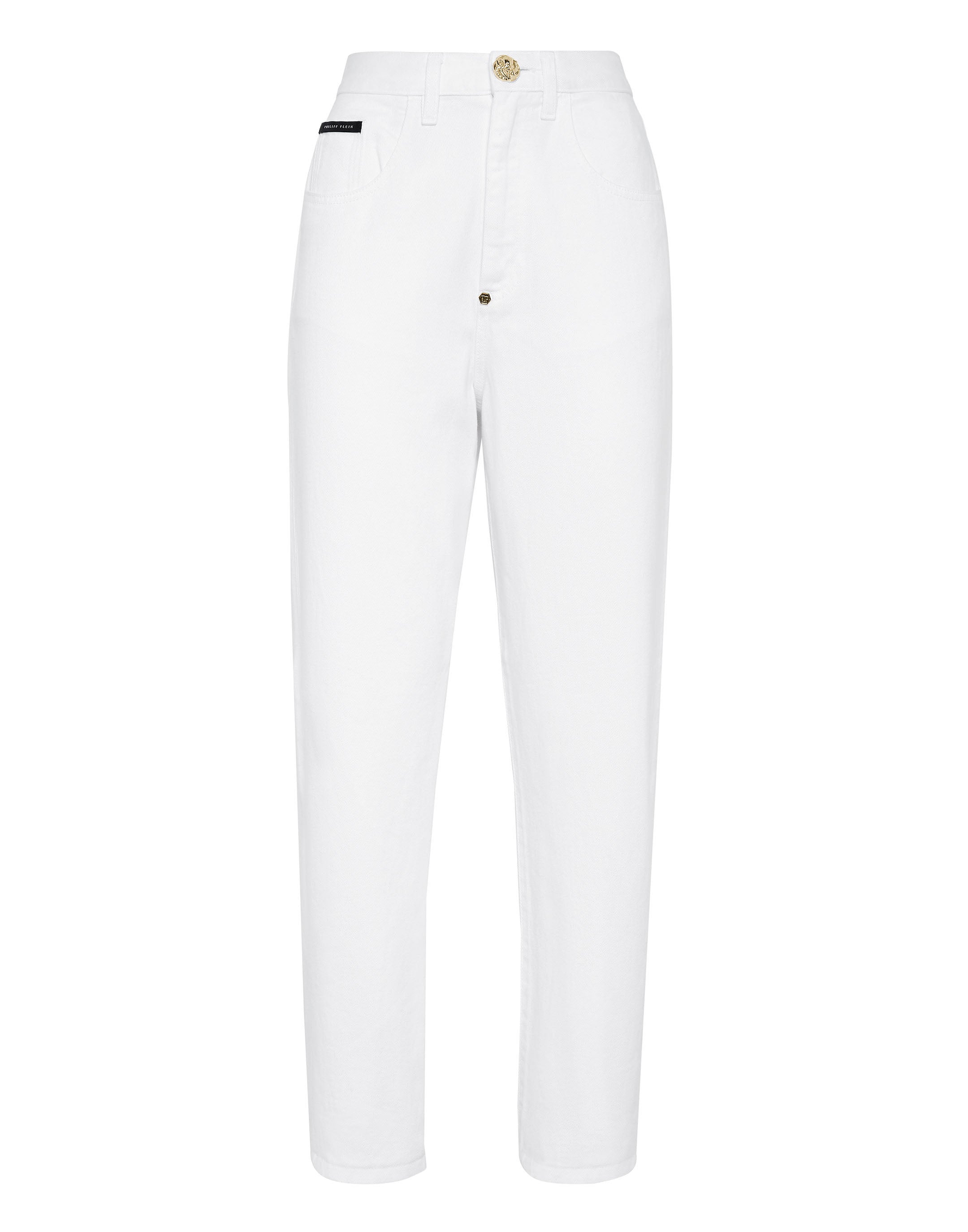 

Джинсовые брюки Mom fit Hexagon PHILIPP PLEIN, цвет white mountain