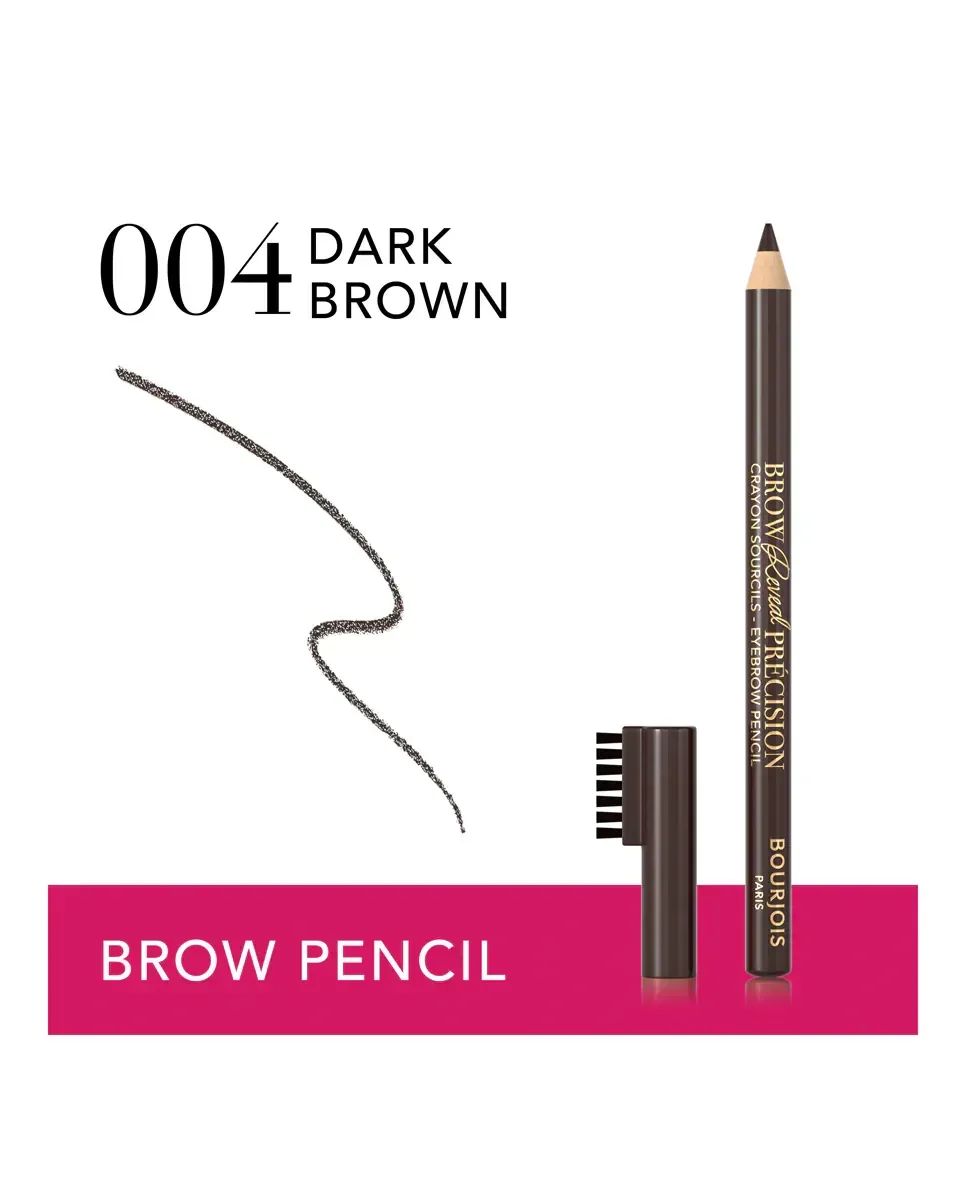 Карандаш для бровей Brow Reveal Precision Bourjois, 004 Dark Brunette — фото 4
