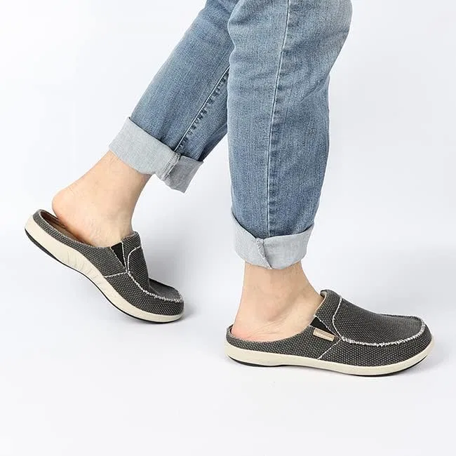 Тапочки с поддержкой стопы, Black (Built-in Suede Insoles) WALK·HERO COMFORT AND SUPPORT — фото 2