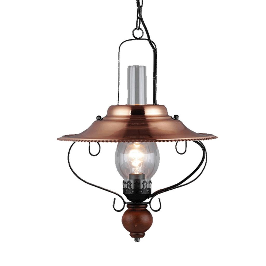 

НОСТАЛЬГИЯ подвесной светильник 1xE27/40Вт античное золото - медь/вишнево-красный/прозрачный с регулируемой яркостью Prezent