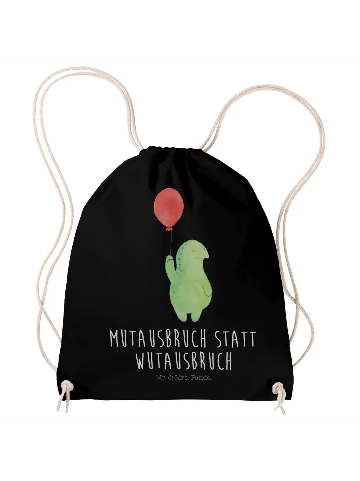 

Спортивная сумка Mr. & Mrs. Panda, черный