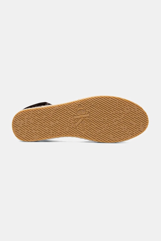 Эспадрильи FLATFORM на платформе с ремешком MG Calvin Klein Jeans, коричневый — фото 4