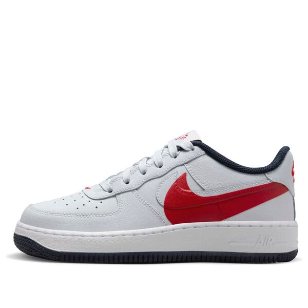 

Кроссовки air force 1 lv8 4 'pure platinum university red' Nike, мультиколор
