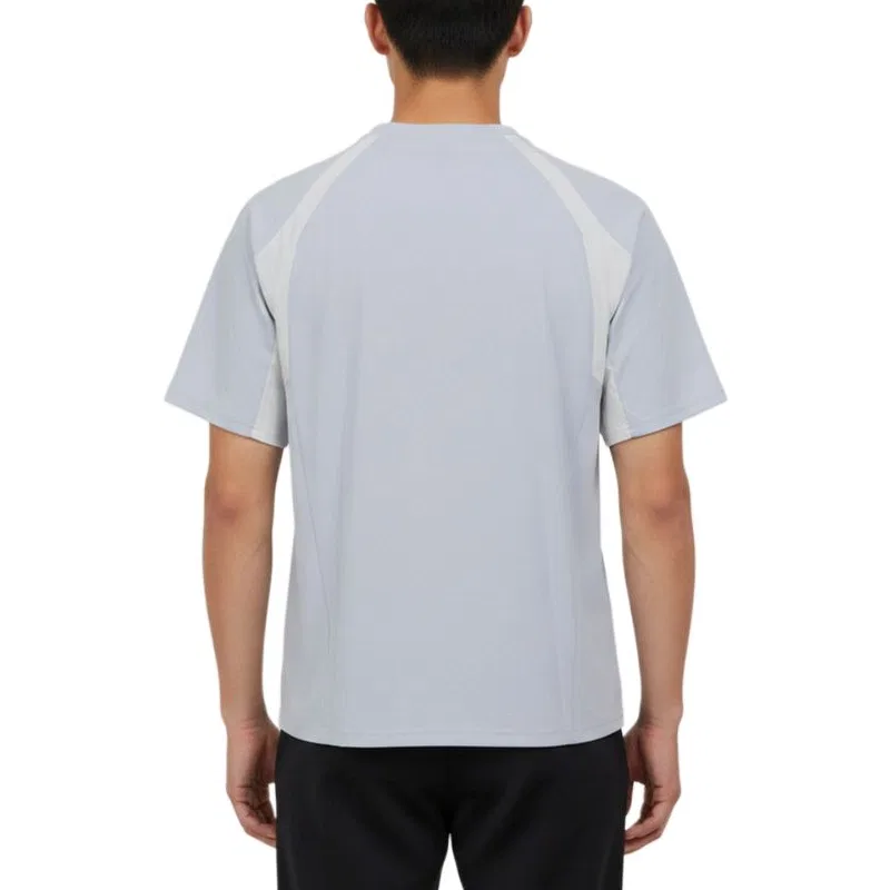 Футболка Adidas FOS M TEE SS3 синяя — фото 3