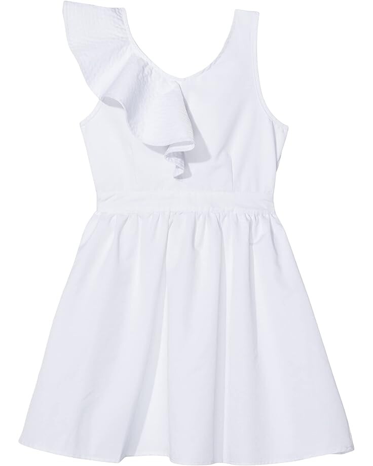 

Платье HABITUAL girl One Shoulder Ruffle Dress, белый