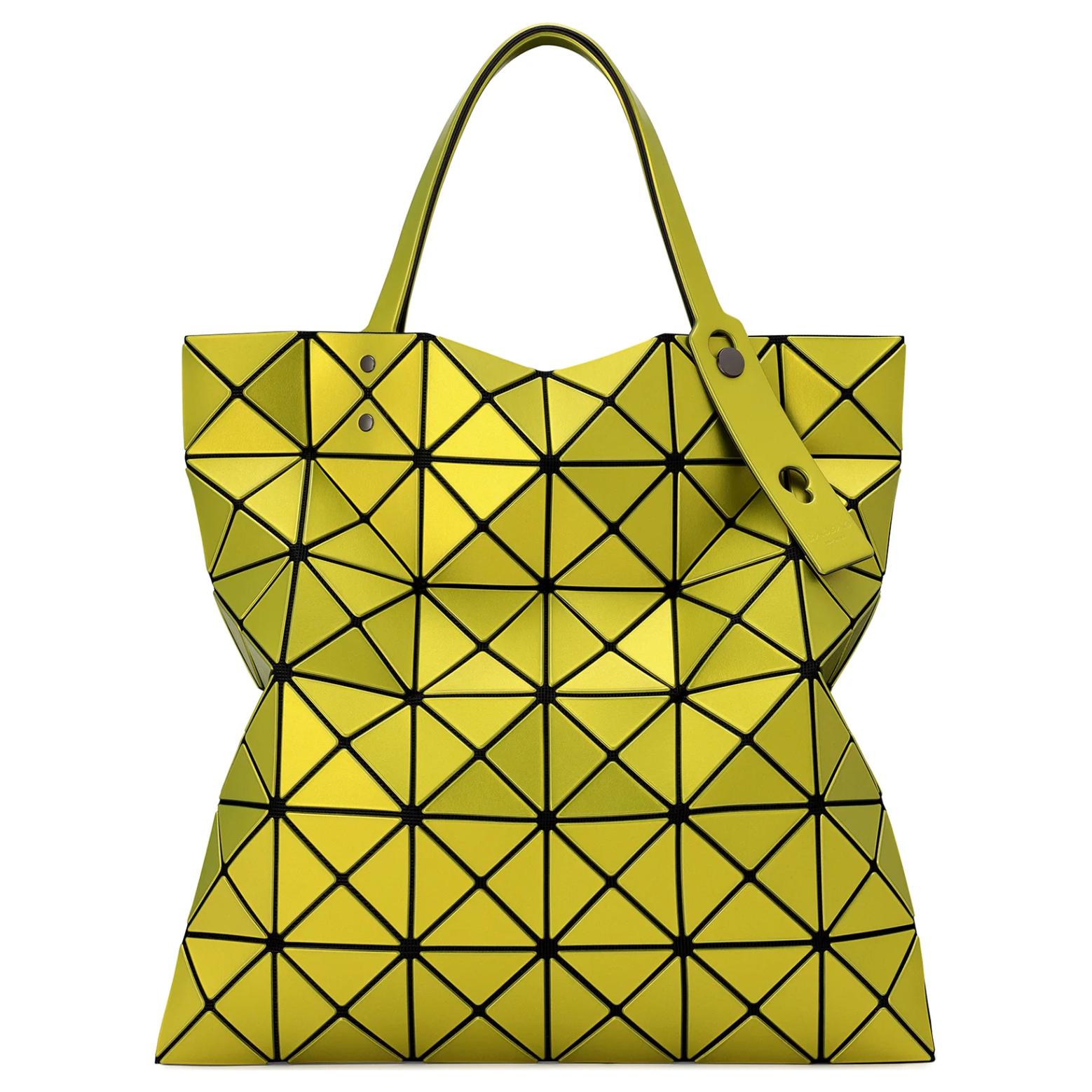 

ISSEY MIYAKE Женская сумка на одно плечо из поливинилхлорида ПВХ, желтая