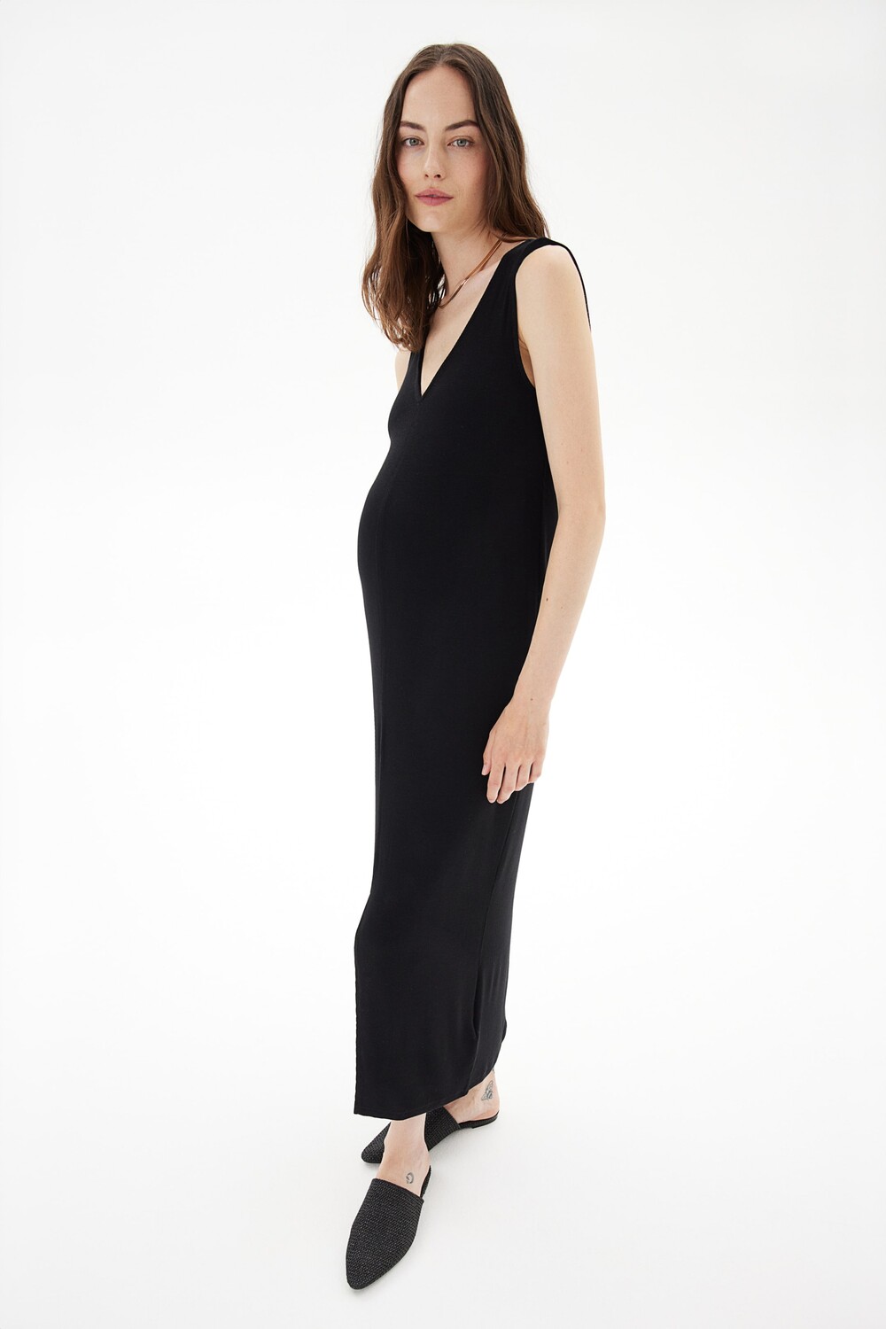 

Платье Mom в рубчик H&M, черный