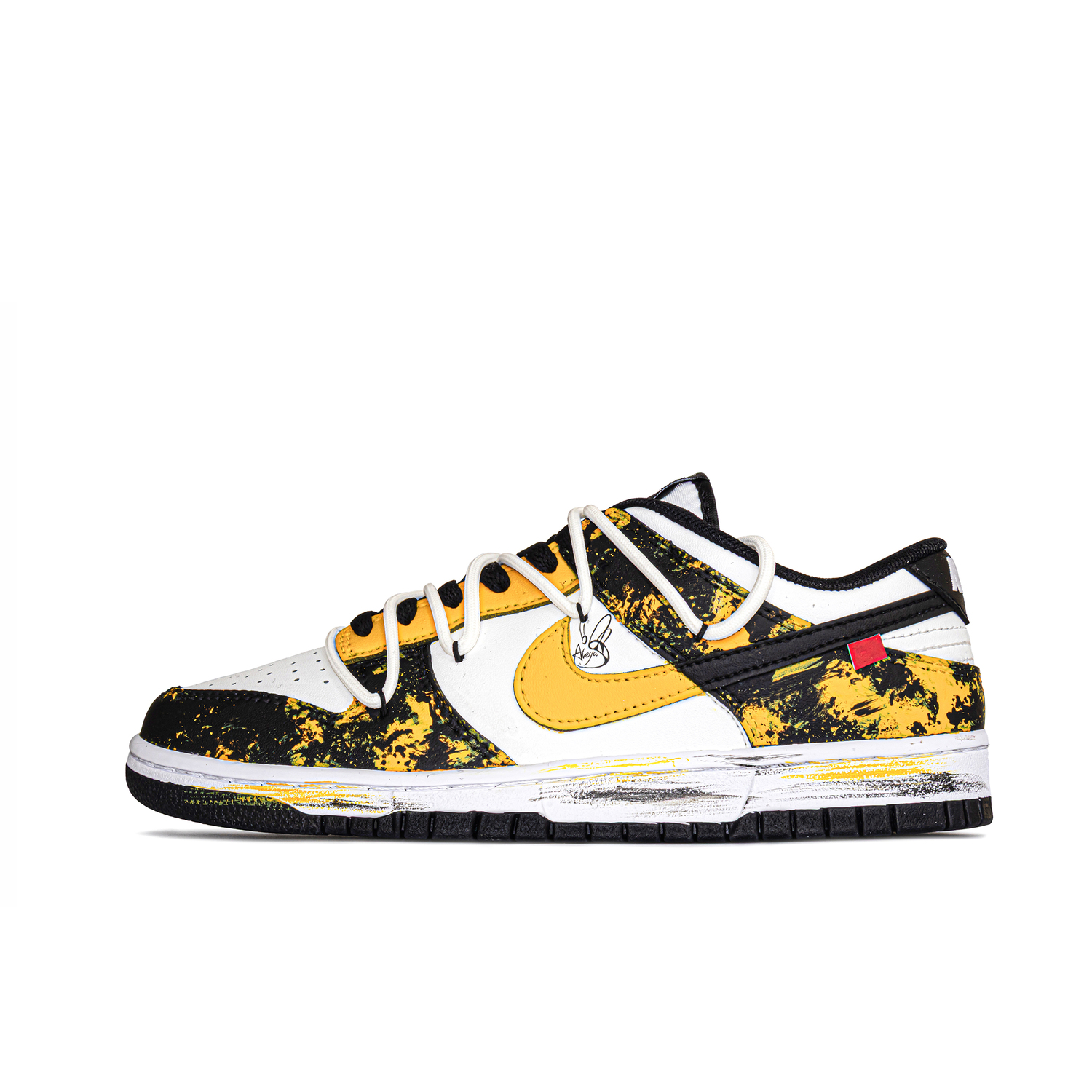 

Dunk Sting Bee устойчивые к истиранию низкие скейтборд-кроссовки Unisex желтый Nike, черный