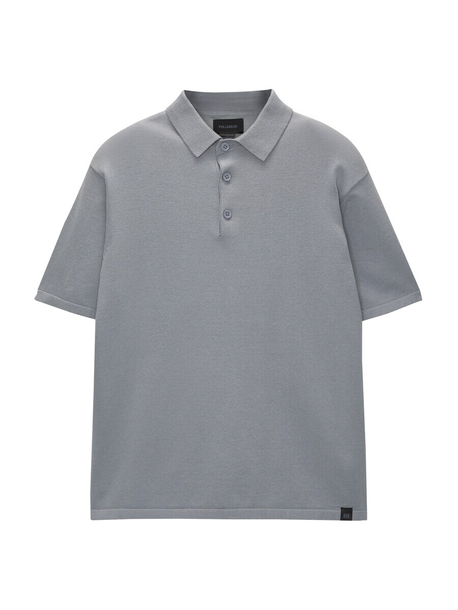 

Рубашка поло Pull&Bear Shirt, дымно-синий