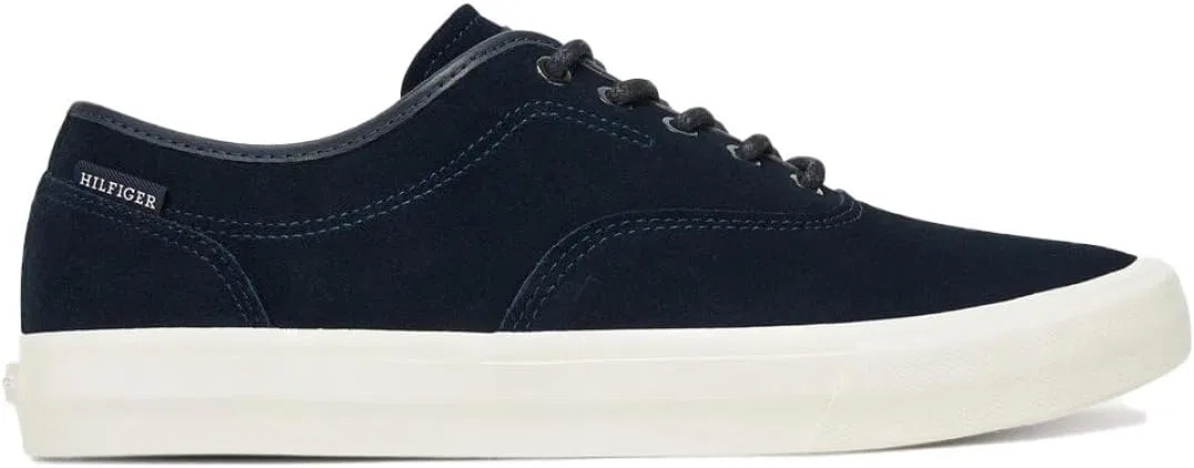 Мужские низкие кроссовки TOMMY HILFIGER Th Hi Vulc Oxford Suede Fm0fm05401, Blue Desert Sky — фото 3