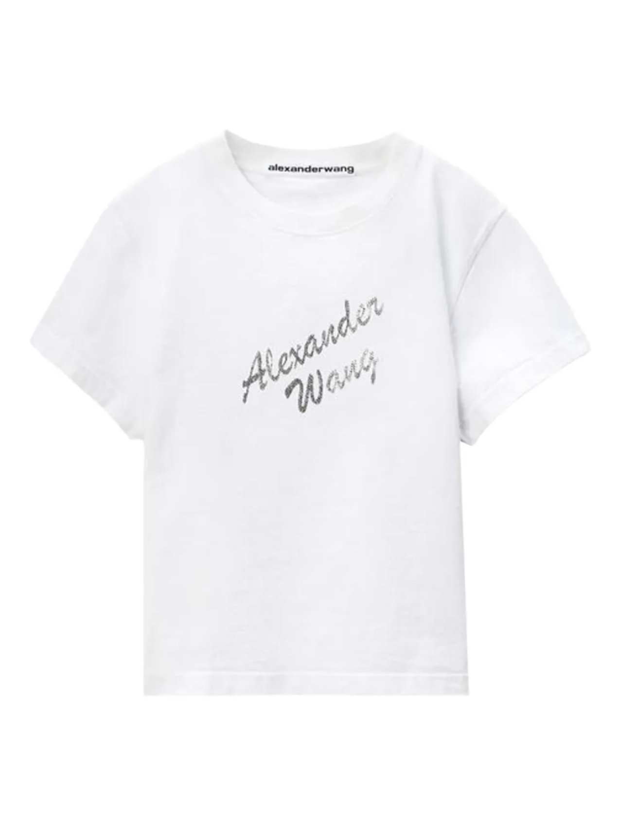 

Футболка Alexander Wang Shrunken, белый