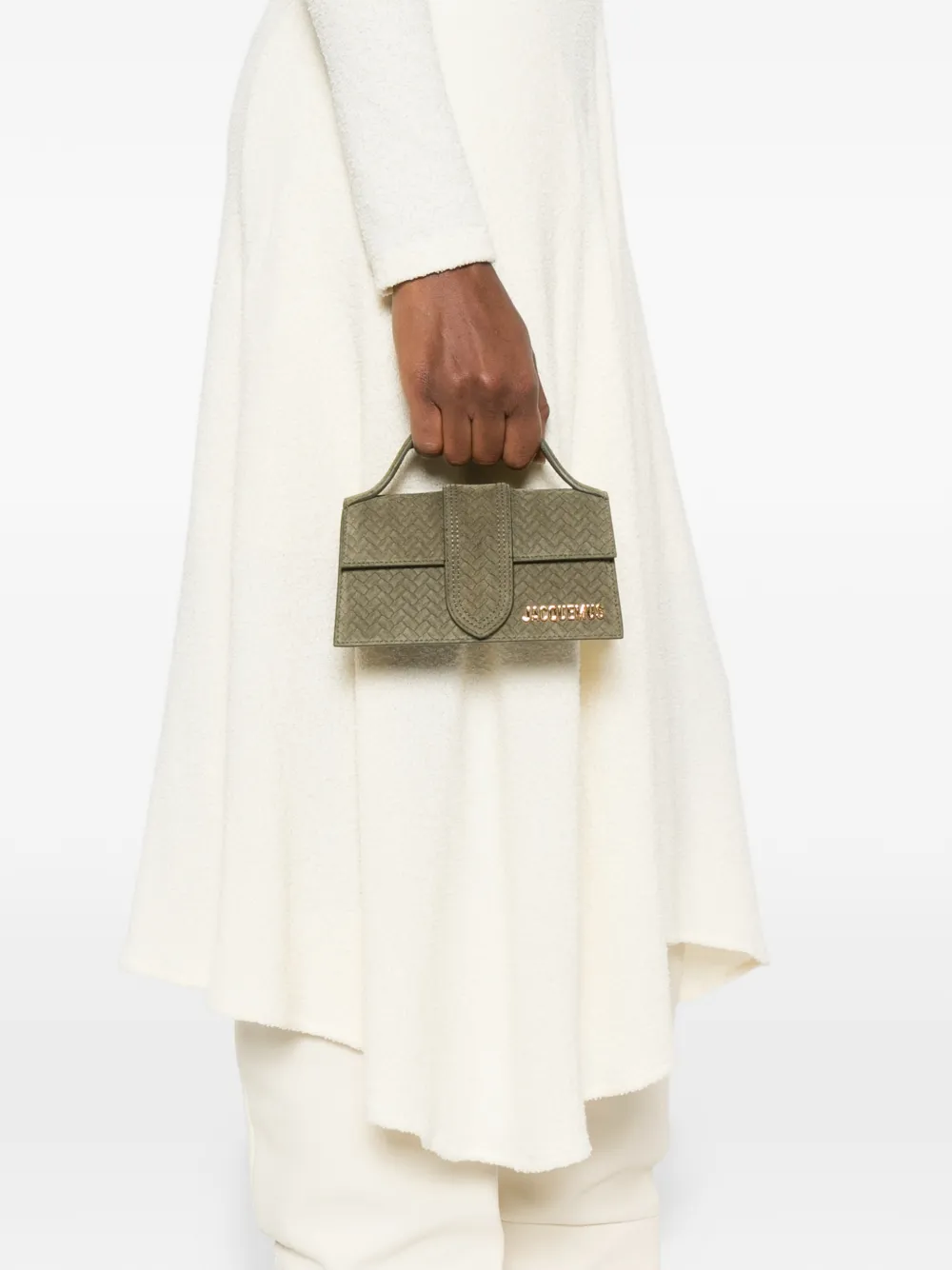 Сумка-тоут Bambino с верхней ручкой Jacquemus, зеленый — фото 2