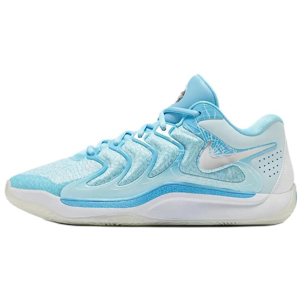 

Nike Баскетбольные кроссовки KD 17 с низким верхом, противоскользящие, износостойкие, синие, мужские