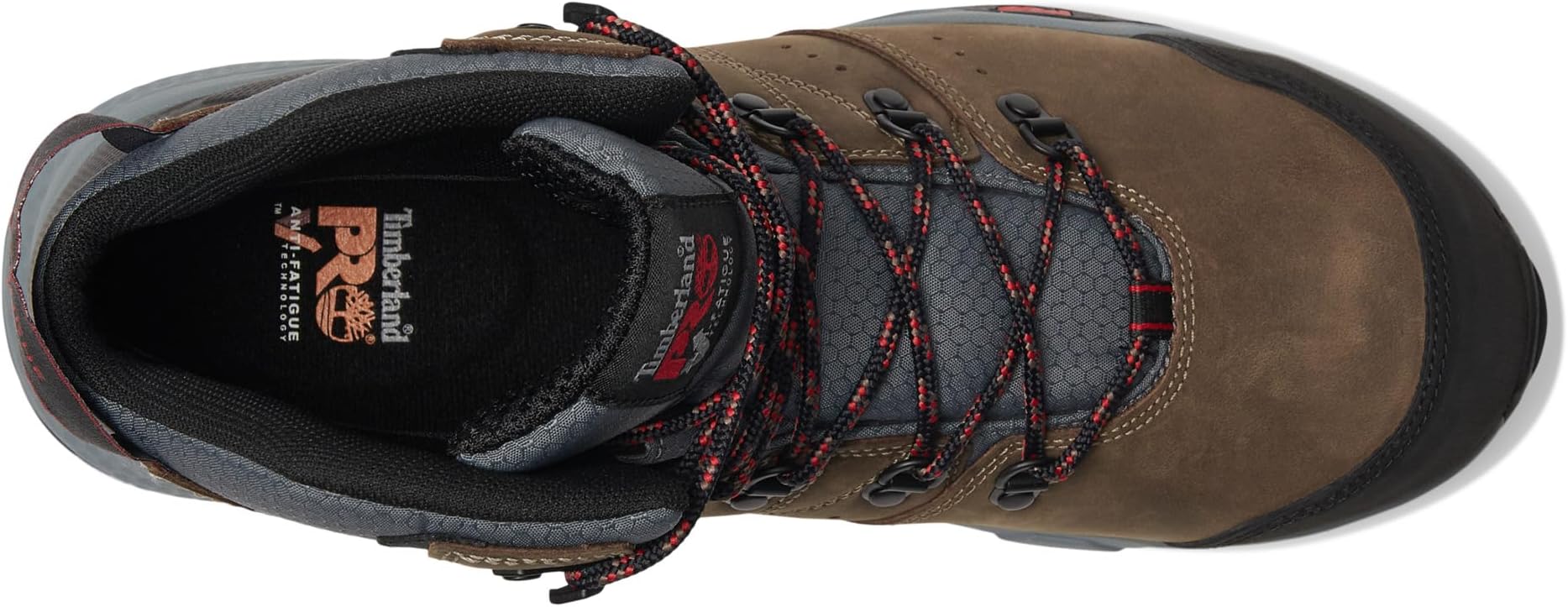 Мужские ботинки Timberland PRO Switchback водонепроницаемые с защитным носком, коричнево-серый — фото 2