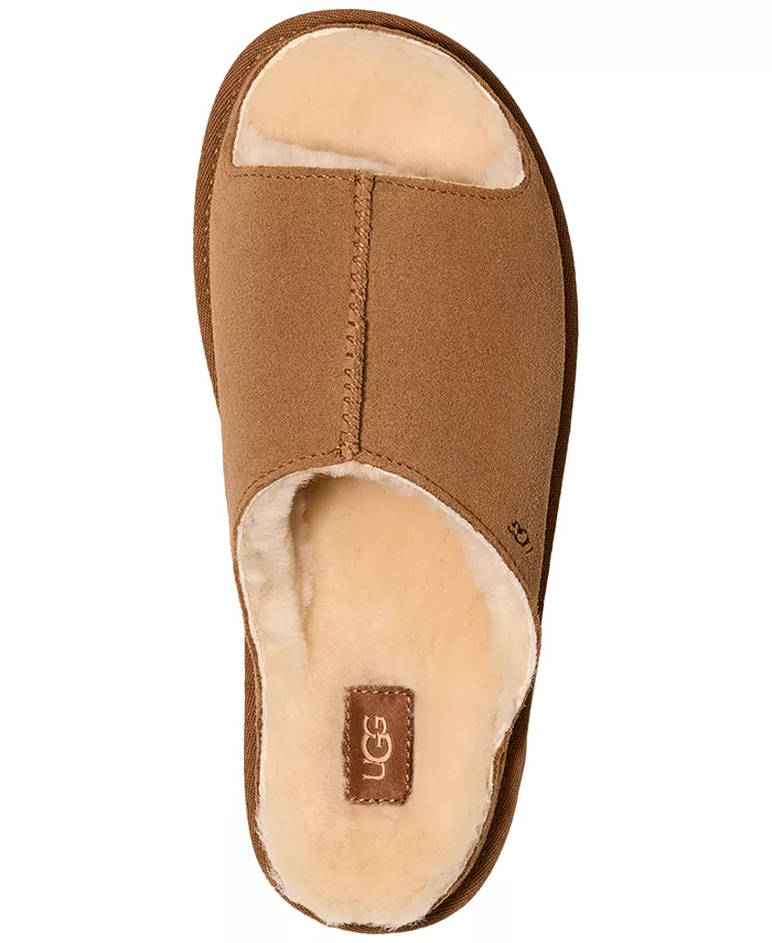 Женские сандалии Greenport Slide UGG®, коричневый — фото 4
