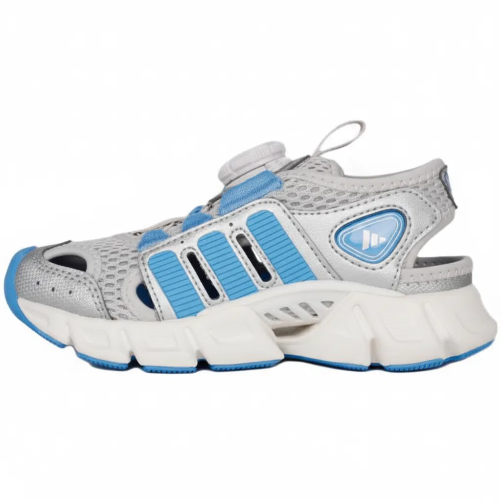 Сандалии Fabric Low top, серо-голубые, детские Adidas, Gray Blue