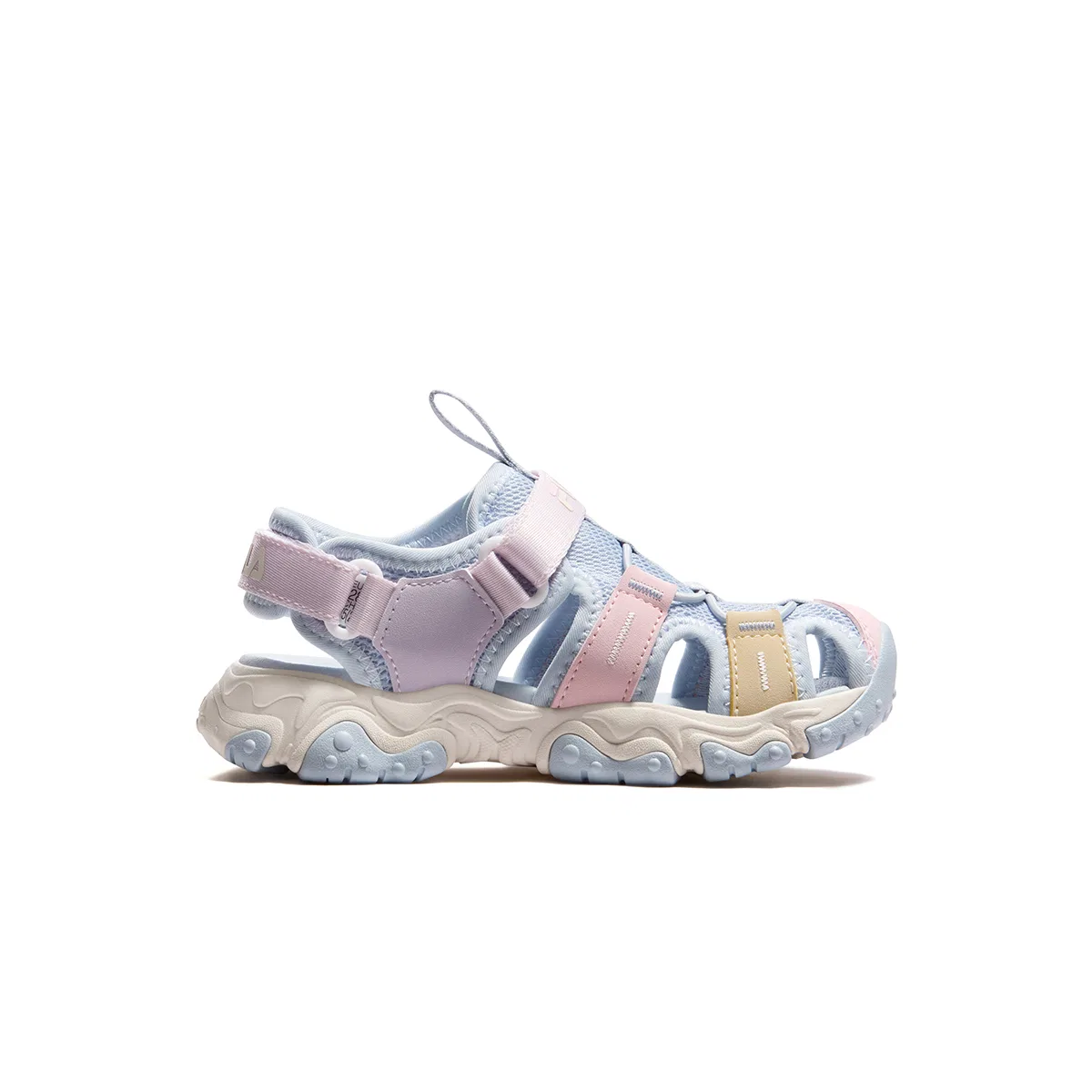 Сандалии SEASON FSW из искусственной кожи и текстиля Arctic Ice Blue/Light Lavender для детей FILA KIDS — фото 3