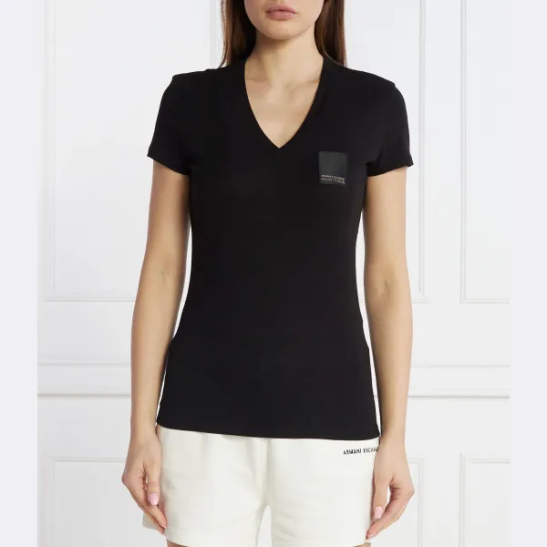 

Футболка стандартного кроя Armani Exchange, черный