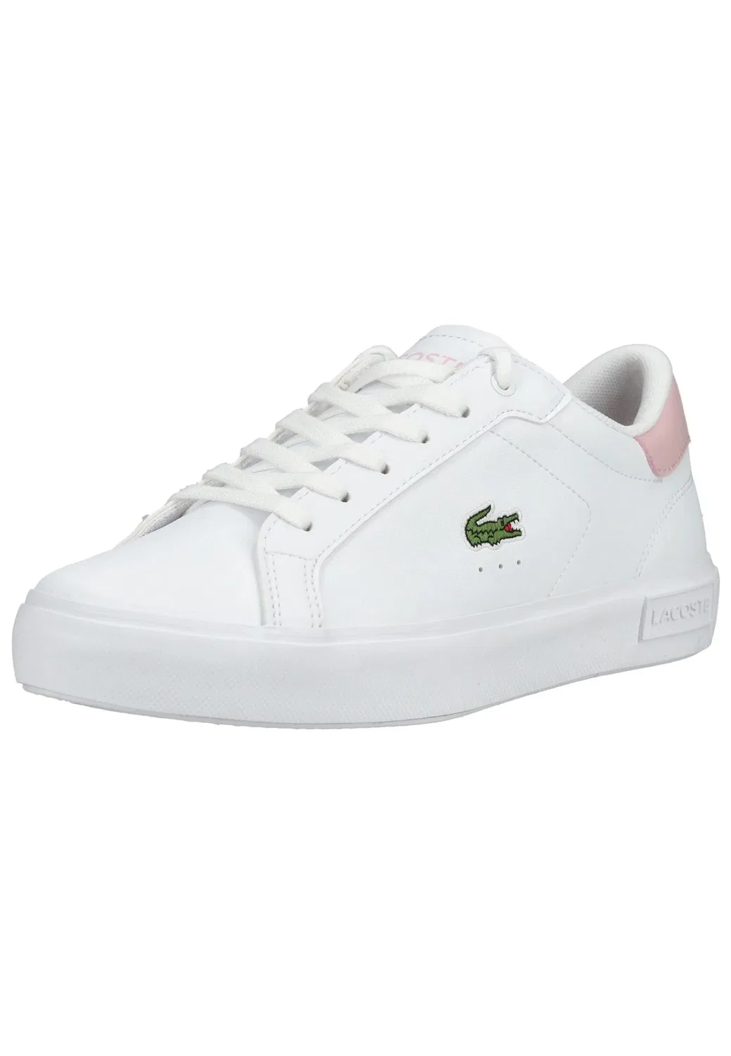 Кроссовки низкие POWERCOURT Lacoste, белый/розовый