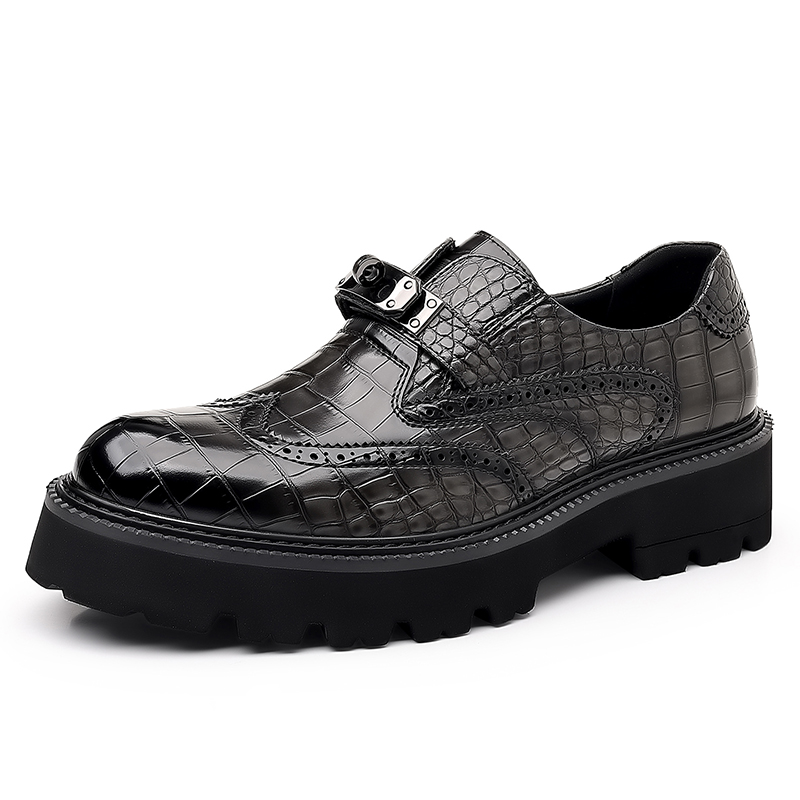 

Мужские повседневные кожаные туфли PEHL, Dark Gray