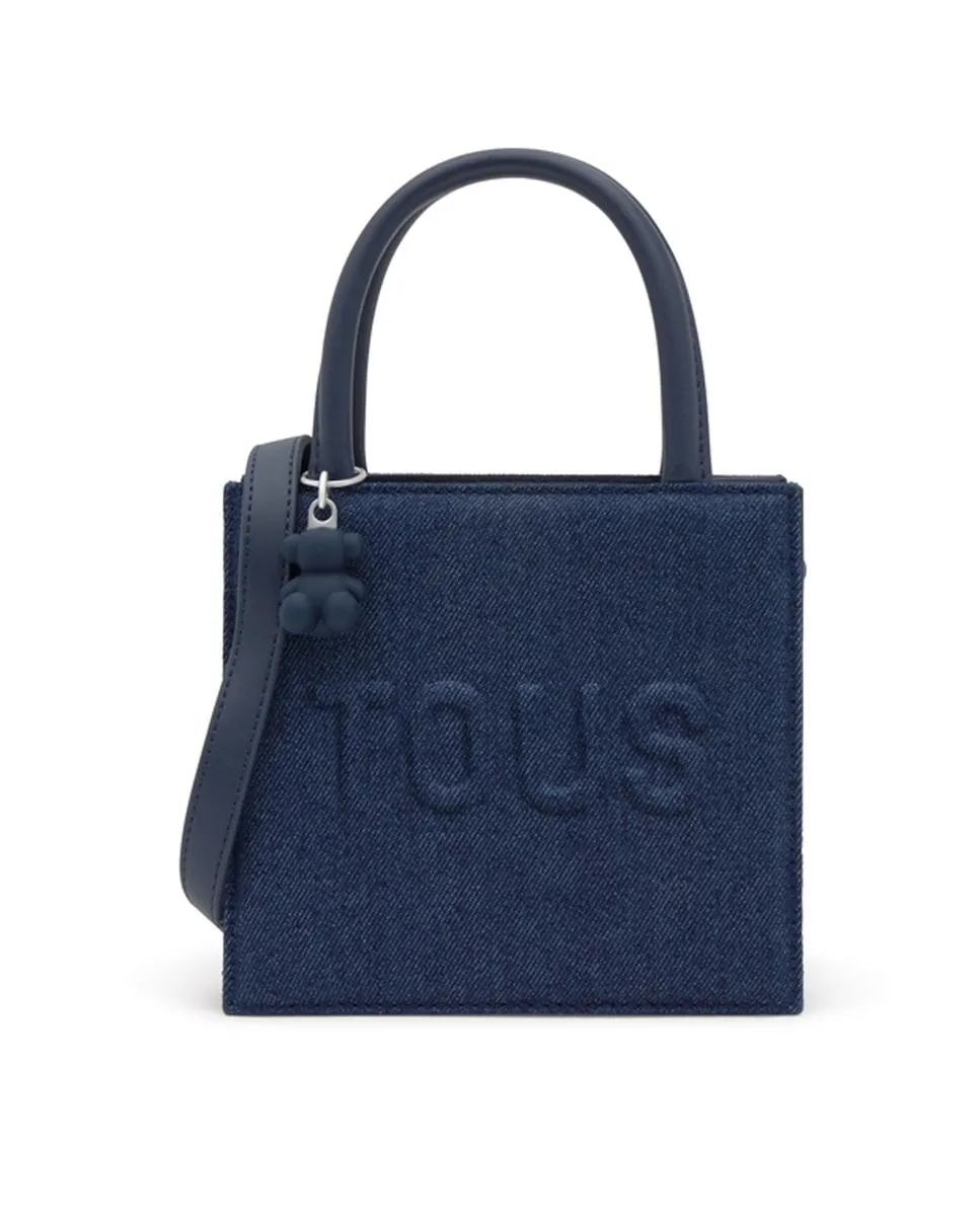 

Сумка-куб Brenda Denim mini Tous, серо-коричневый