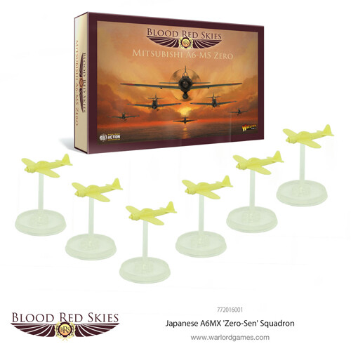 

Фигурки Japanese A6Mx ‘Zero’ Warlord Games