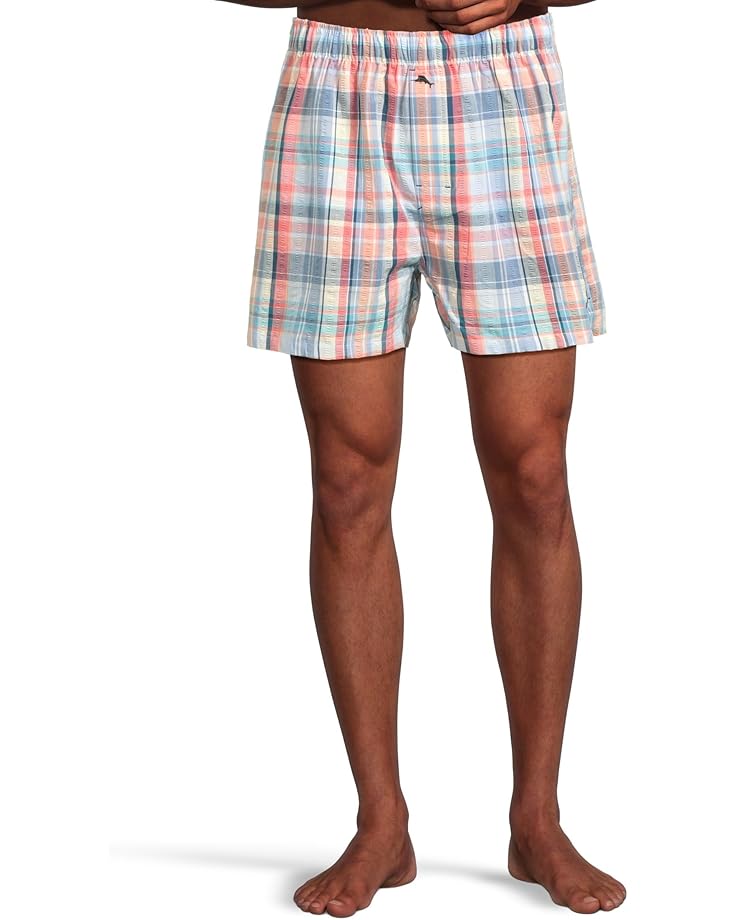 

Шорты Tommy Bahama Cotton Seersucker Woven Boxer, цвет Multi Plaid