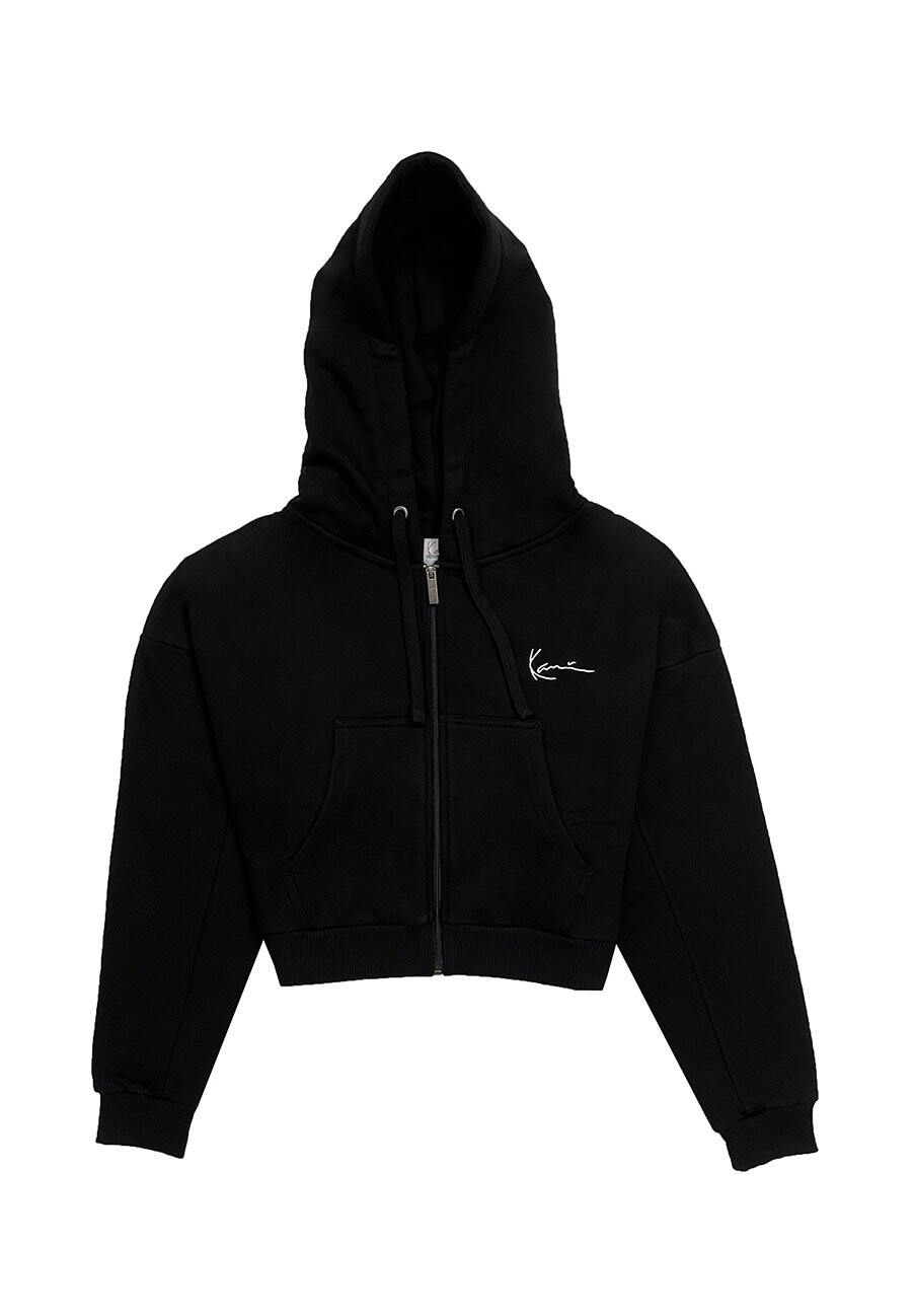 

Толстовка CROP HOODIE SMALL SIGNATURE ESSENTIAL Karl Kani, цвет black, Черный, Толстовка CROP HOODIE SMALL SIGNATURE ESSENTIAL Karl Kani, цвет black