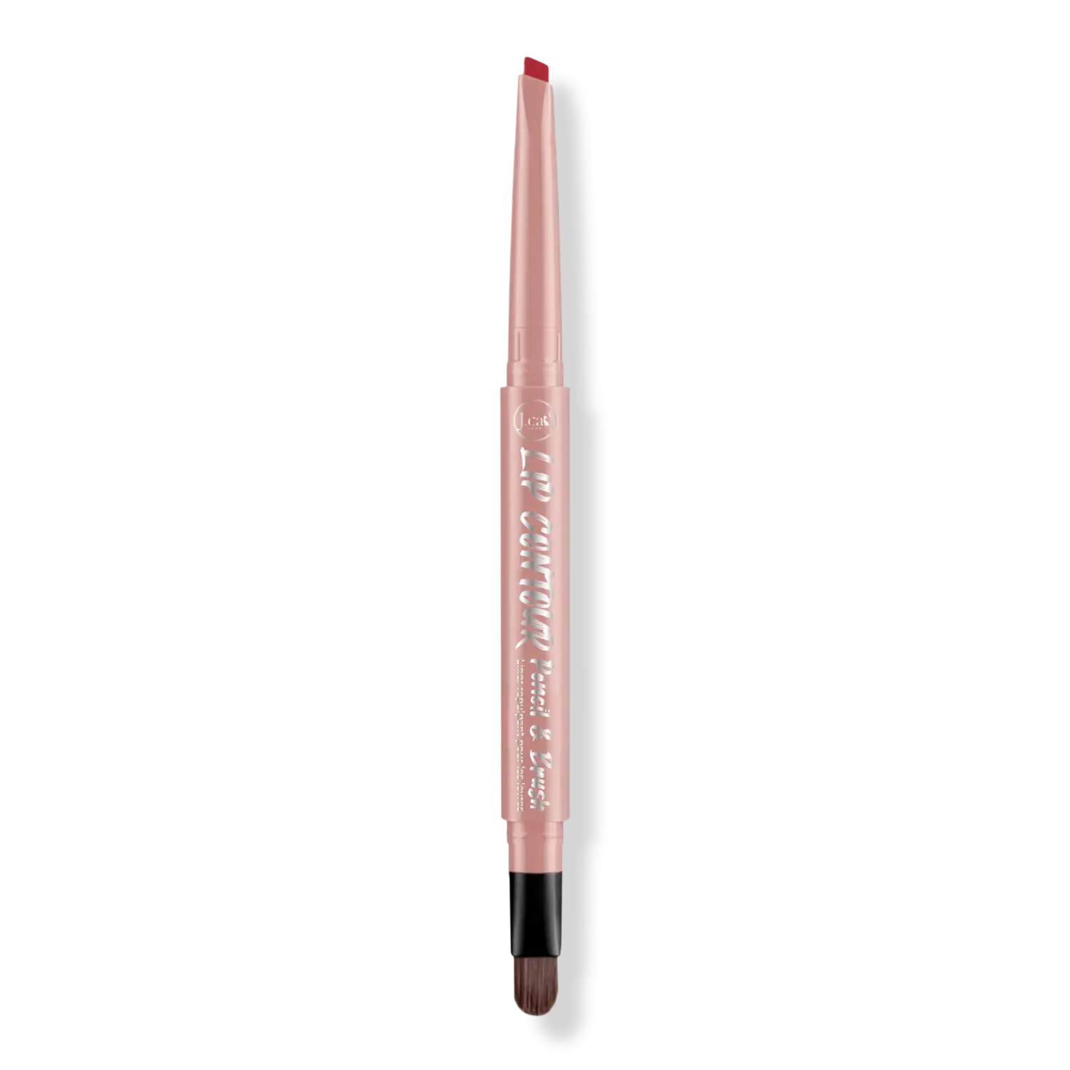 

Карандаш и кисточка для контурирования губ, придающие им объем. J.Cat Beauty, Rose Mauve