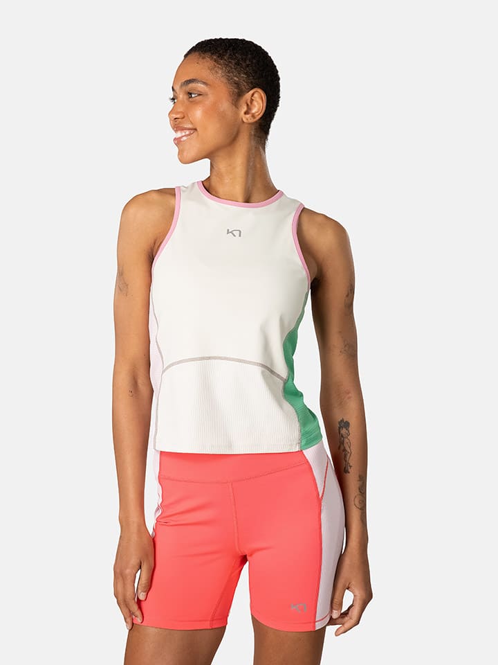 

Функциональный топ KARI TRAA, цвет creme/rosa/grün