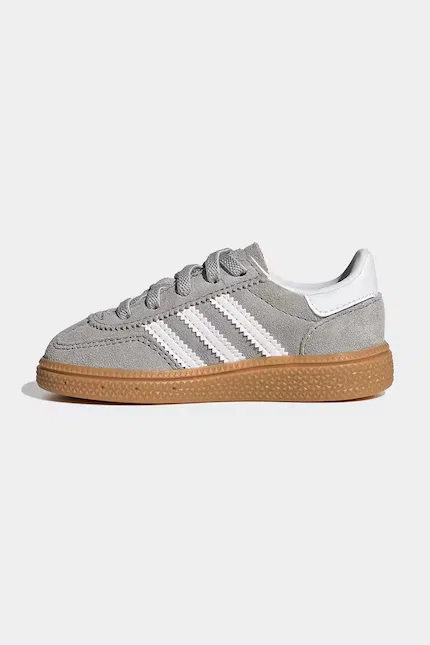 Кроссовки замшевые Handball Spezial Adidas Originals, серый — фото 4