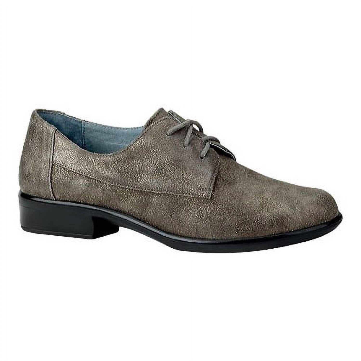 Женские туфли Kedma в сером мерцающем цвете NAOT, цвет grey shimmer