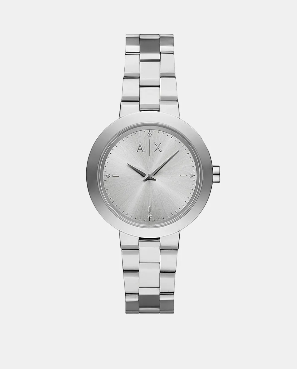 

AX5170 женские стальные часы Armani Exchange, серебряный