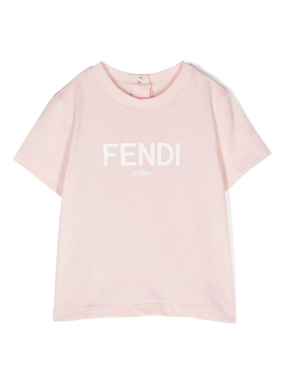 

Футболка с логотипом FENDI KIDS, розовый