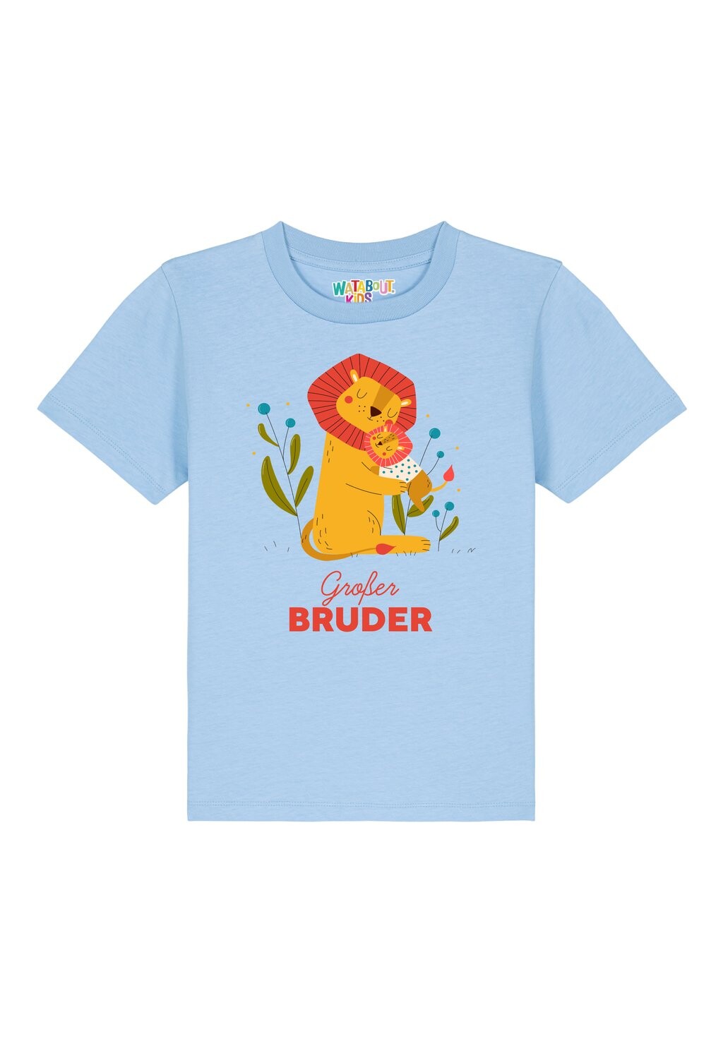 

Принт на футболке Löwen Grosser Bruder watapparel, синяя душа