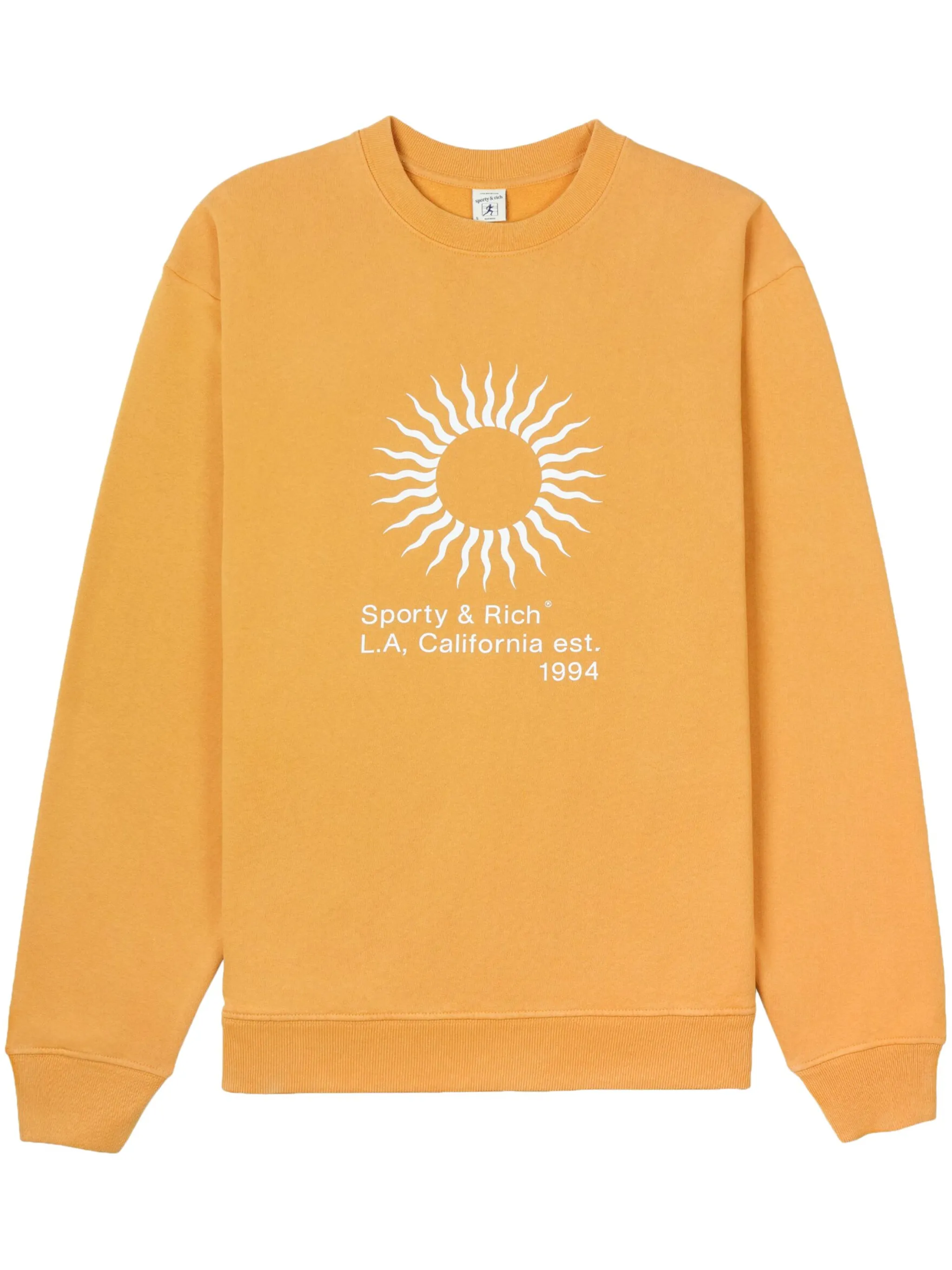 

Толстовка с логотипом Sporty & Rich, оранжевый