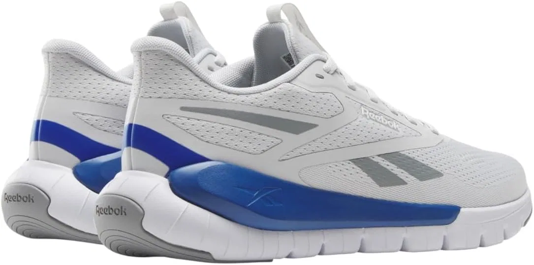 Кроссовки Reebok Unisex Flex Trainer, Mist Grey Ftwr White Vector Blue — фото 2