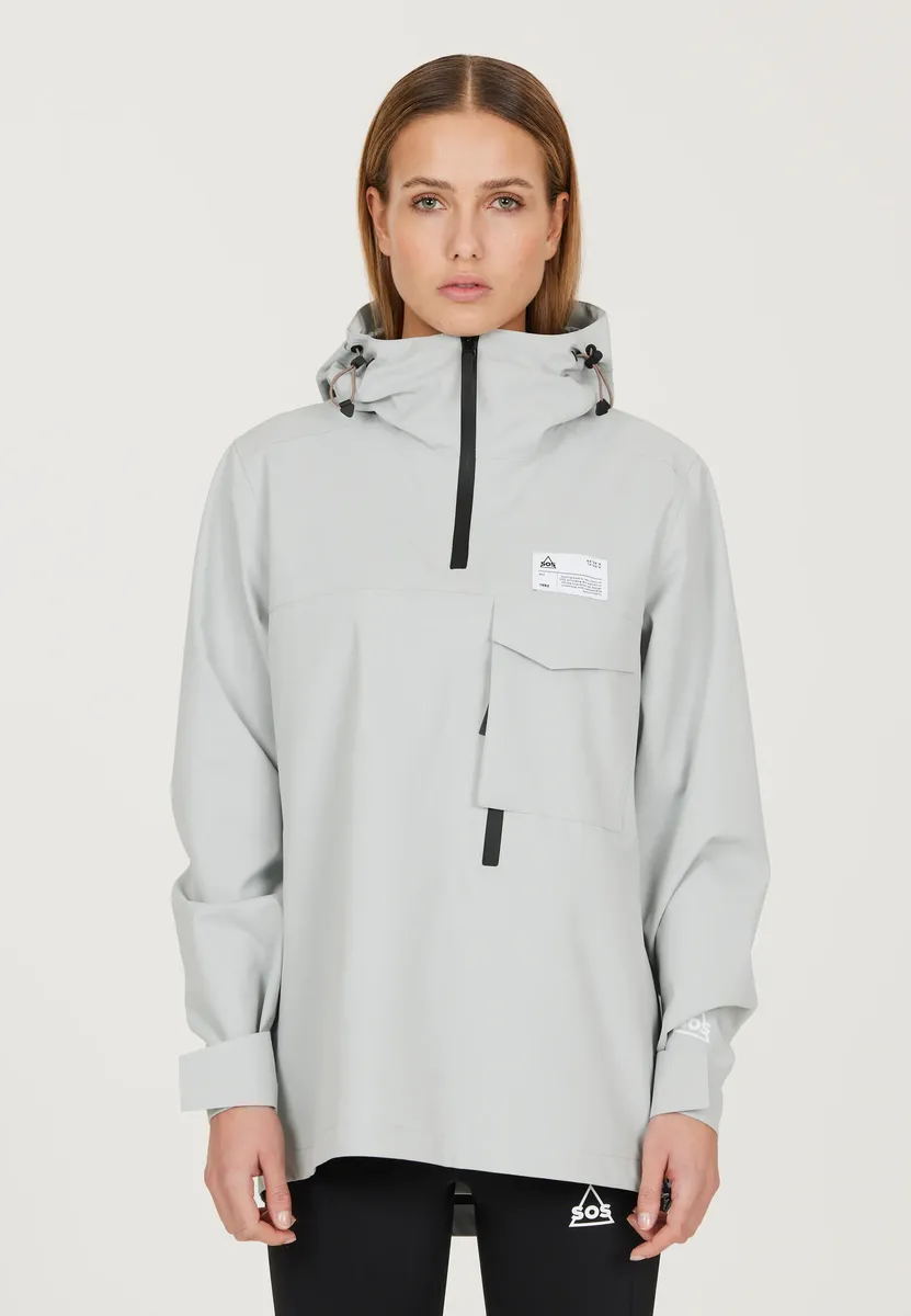 

Куртка SOS softshell "Noosa" с водоотталкивающим покрытием, серый