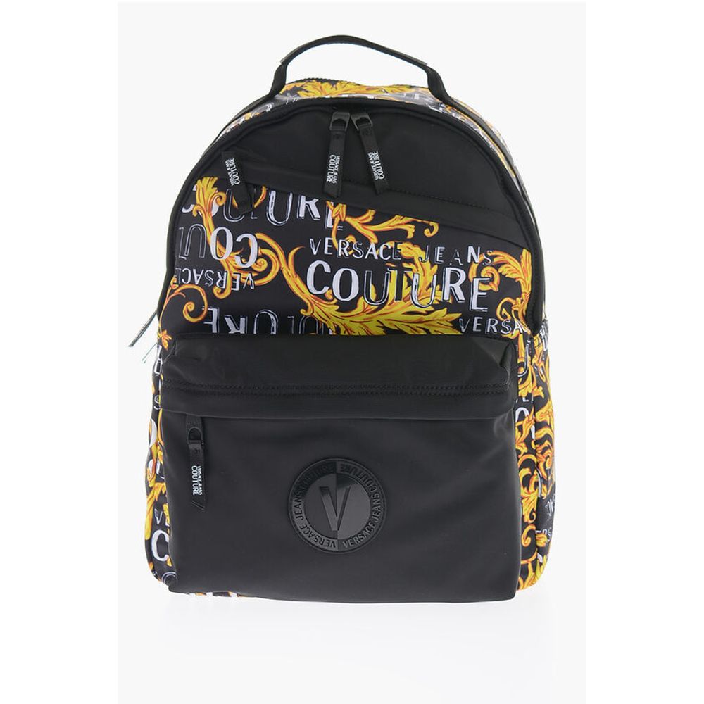 

Рюкзак из ткани с узором «барокко» JEANS COUTURE Versace, Black