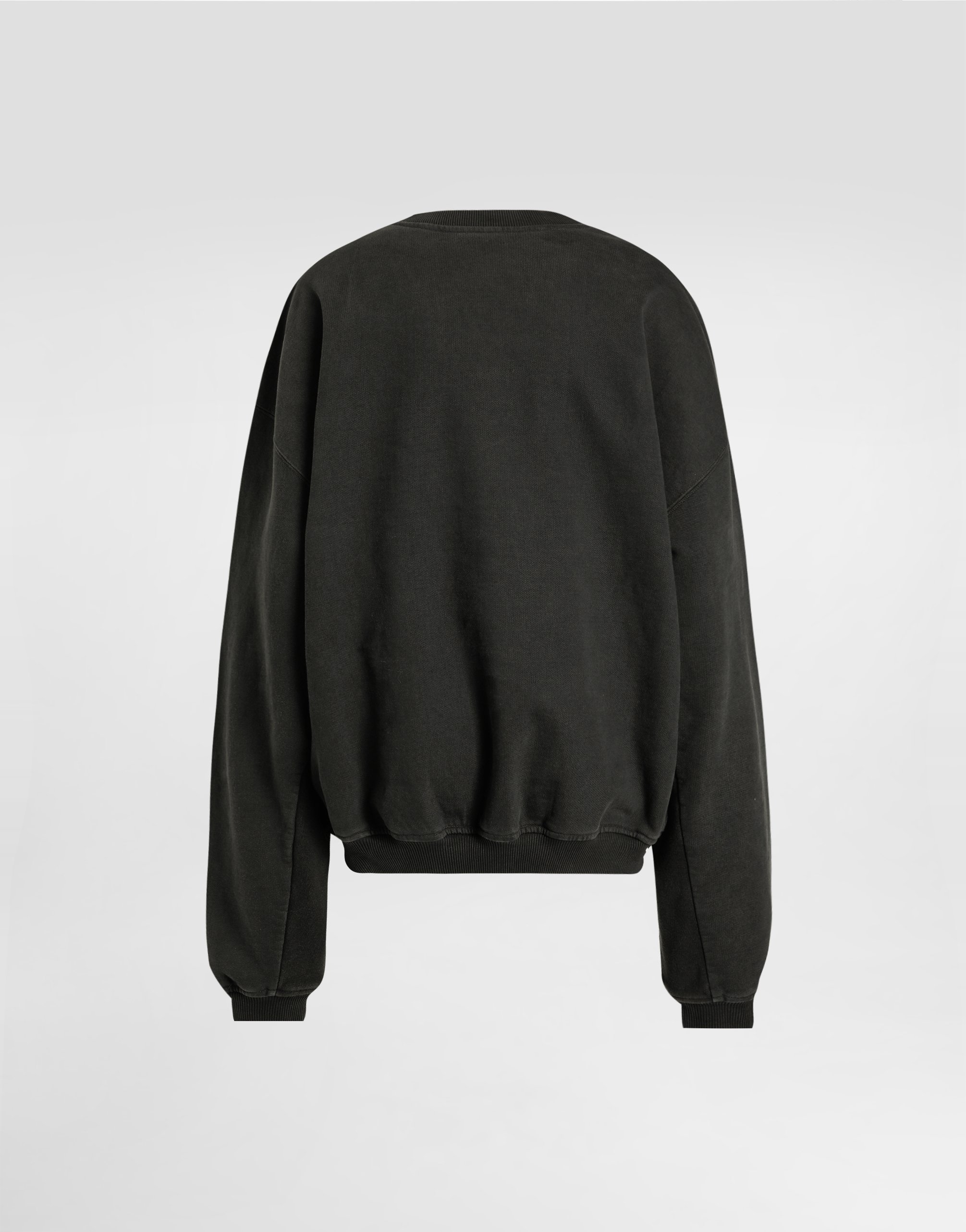 Свитшот Dolce & Gabbana Cotton Crew Neck With Print, черный — фото 2