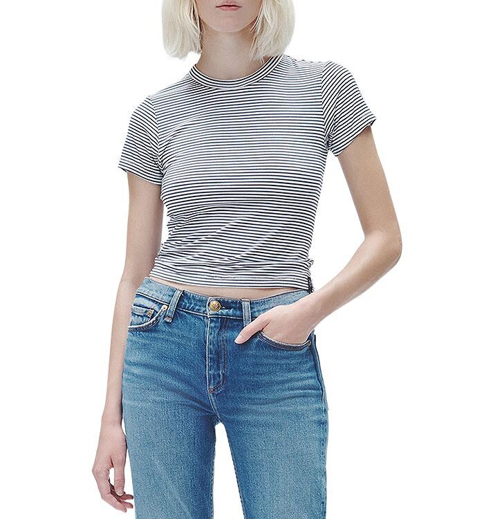 

Детская футболка в полоску rag &bone Luca rag & bone, черный