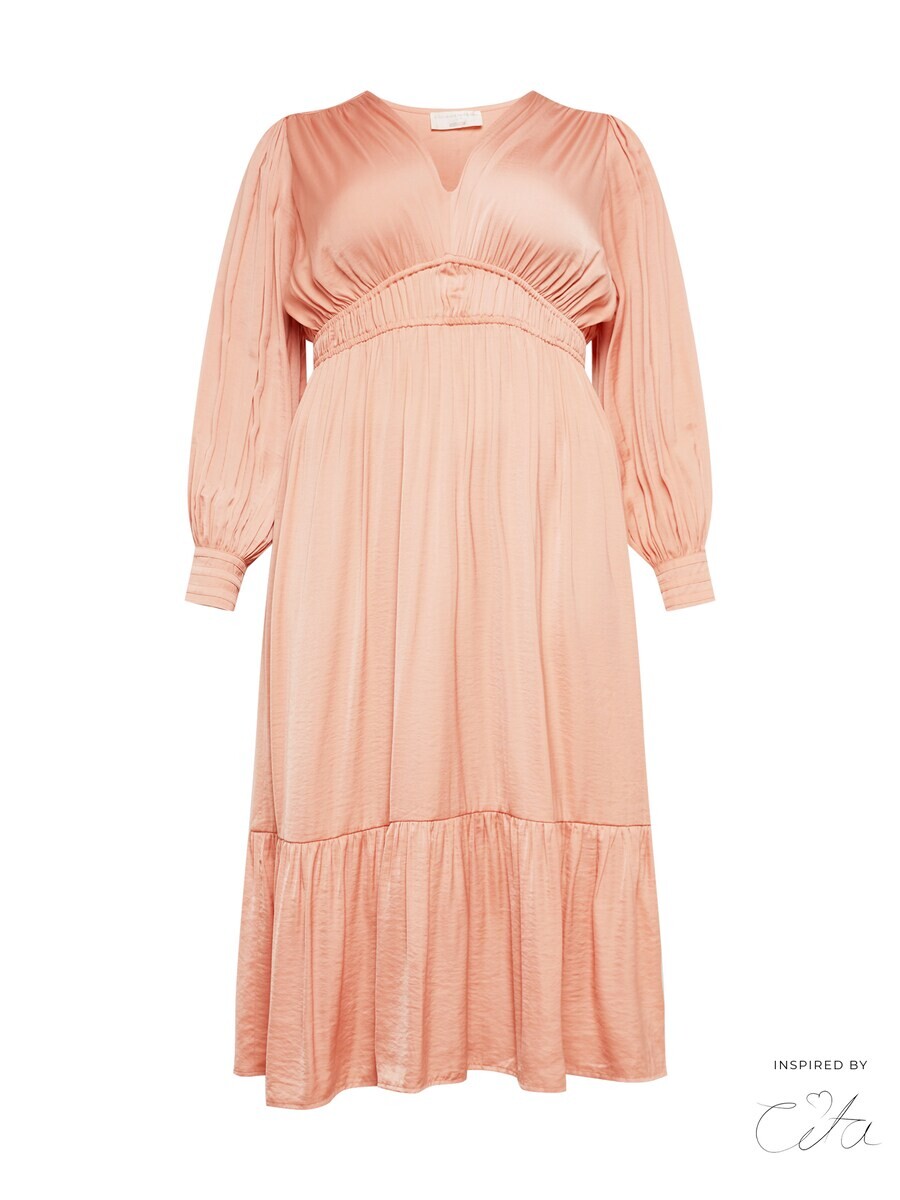 

Платье макси Guido Maria Kretschmer Curvy Dress Regina, пастельный розовый